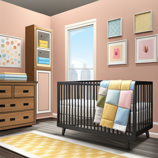 Babykamer illustratie