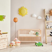 Decorative,Baby,Room,Wooden,Detail,And,Baby,Interior.