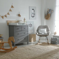 Beautiful,Baby,Room,Interior,With,Toys,,Rocking,Chair,And,Modern